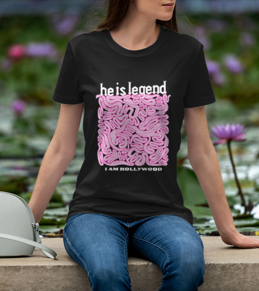 He Is Legend I Am Hollywood Los Angeles Streets Sunset Vine Melrose T-Shirt