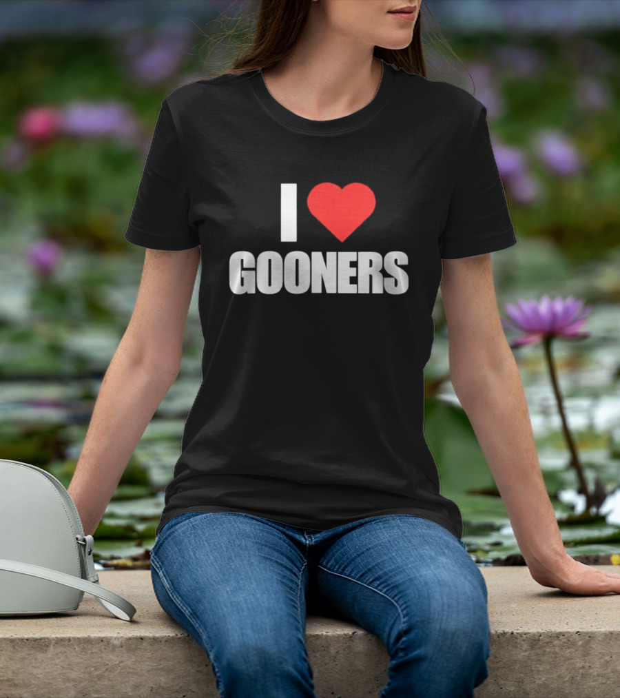 I Love Gooners Arsenal Fan Supporter T-Shirt