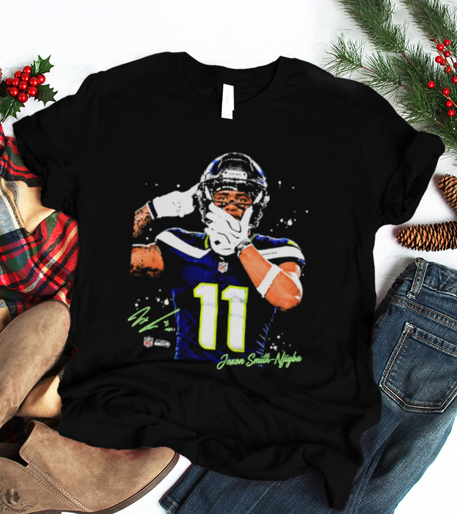 Seattle Seahawks Jaxon Smith Njigba Number 11 T-Shirt