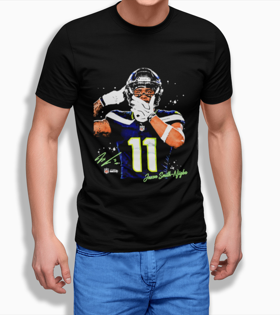 Seattle Seahawks Jaxon Smith Njigba Number 11 T-Shirt