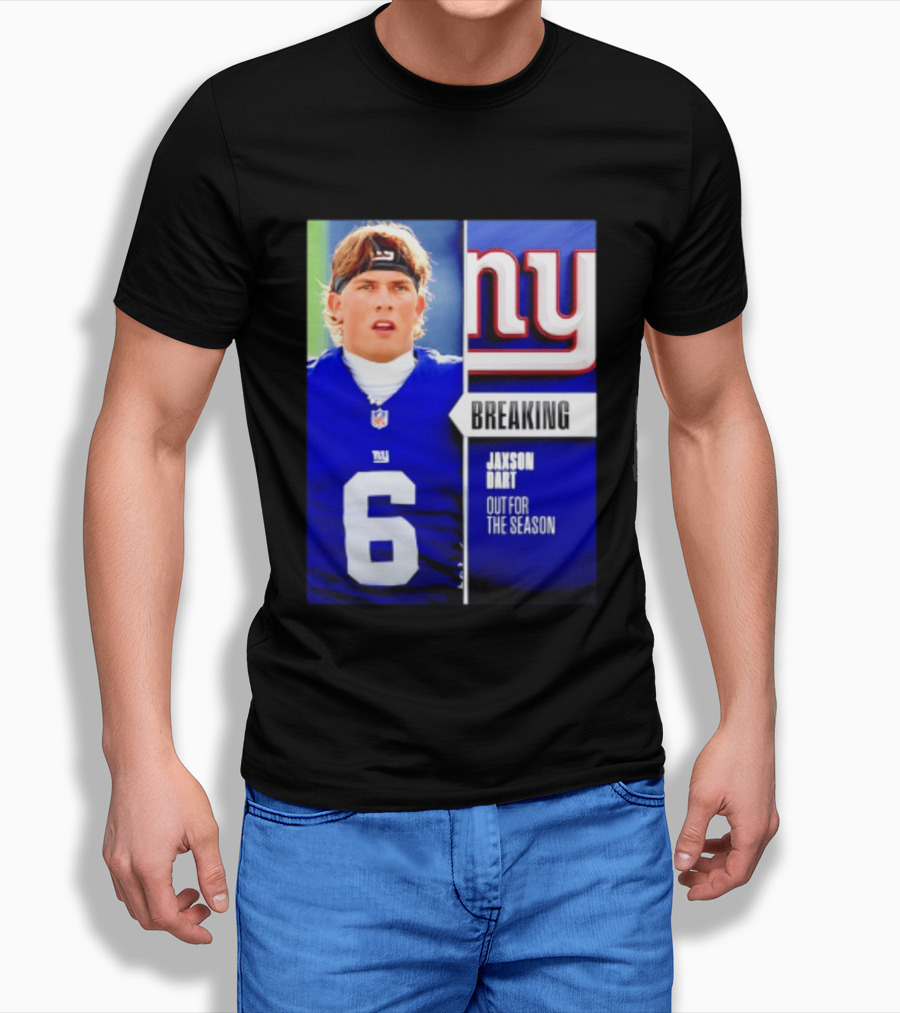 New York Giants Jaxson Dart Breaking Out For The Season T-Shirt