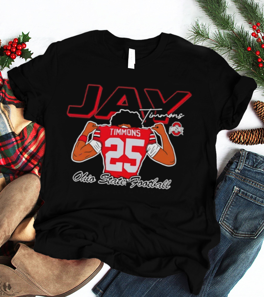 Ohio State Football Jay Timmons 25 Buckeyes T-Shirt