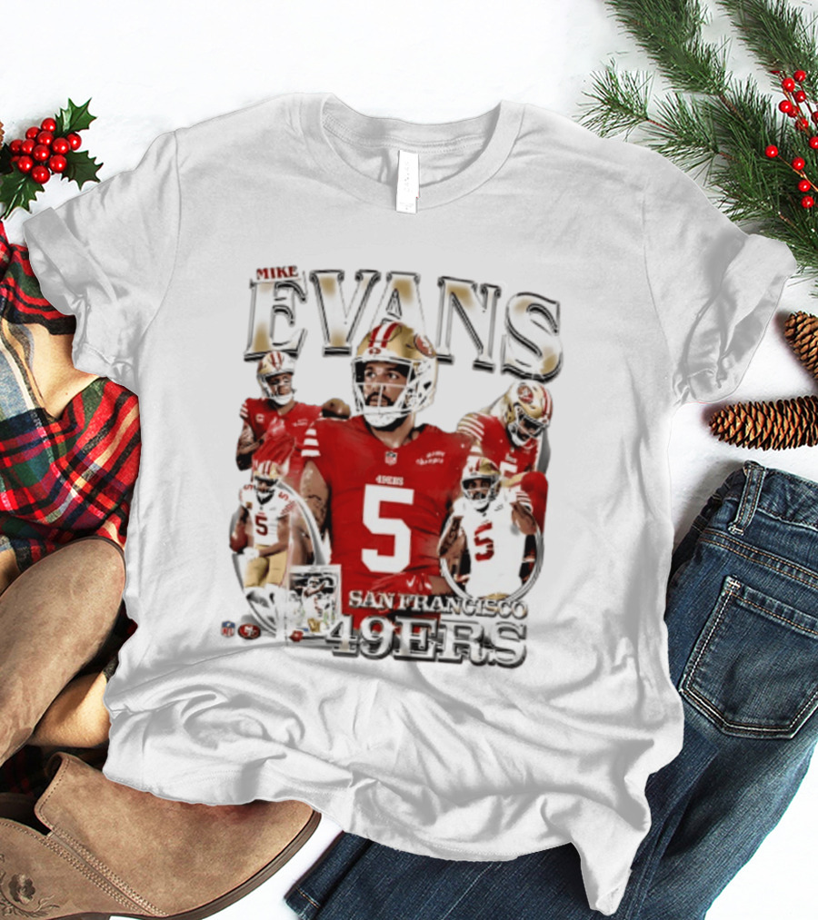 Mike Evans 49ers Player Collage San Francisco 2026 T-Shirt