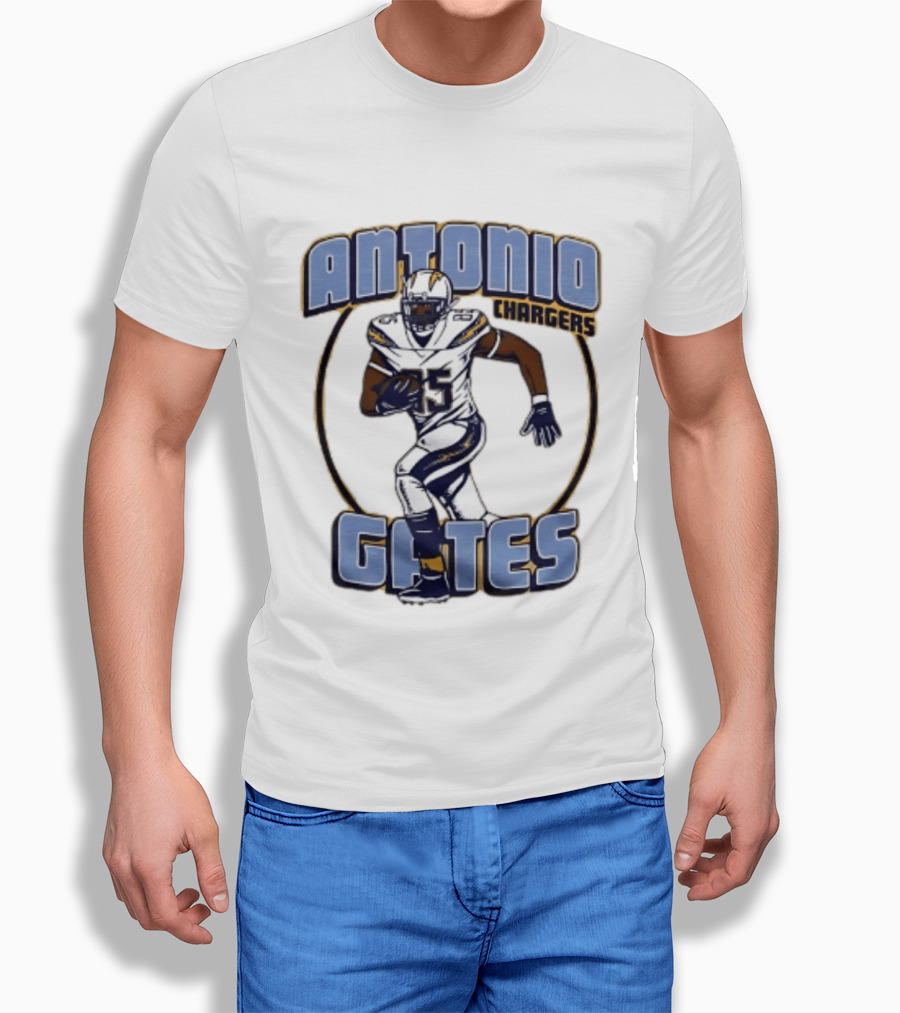 Antonio Gates Chargers Football Player T-Shirt
