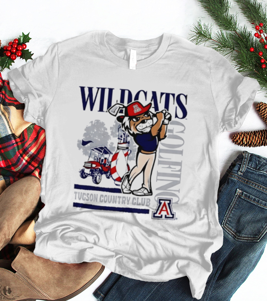 Wildcats Golfing At Tucson Country Club Arizona T-Shirt