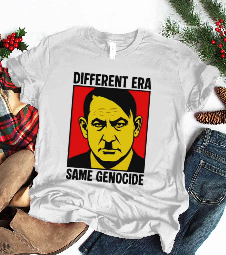 Different Era Same Genocide Protest Activism Iconic Political Commentary T-Shirt