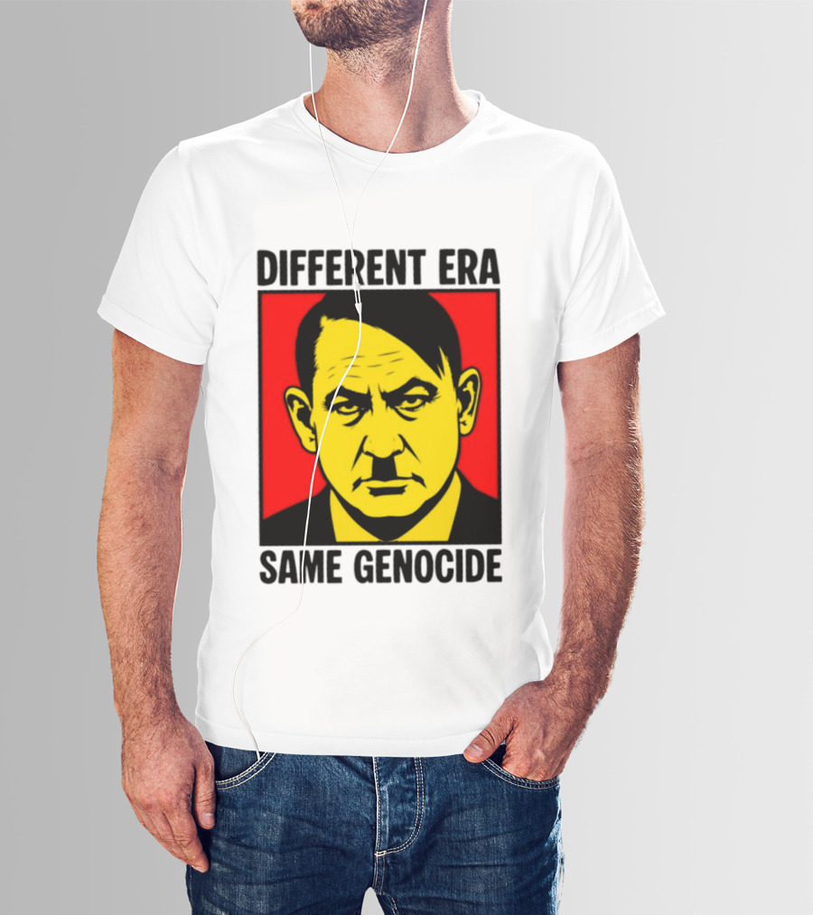 Different Era Same Genocide Protest Activism Iconic Political Commentary T-Shirt