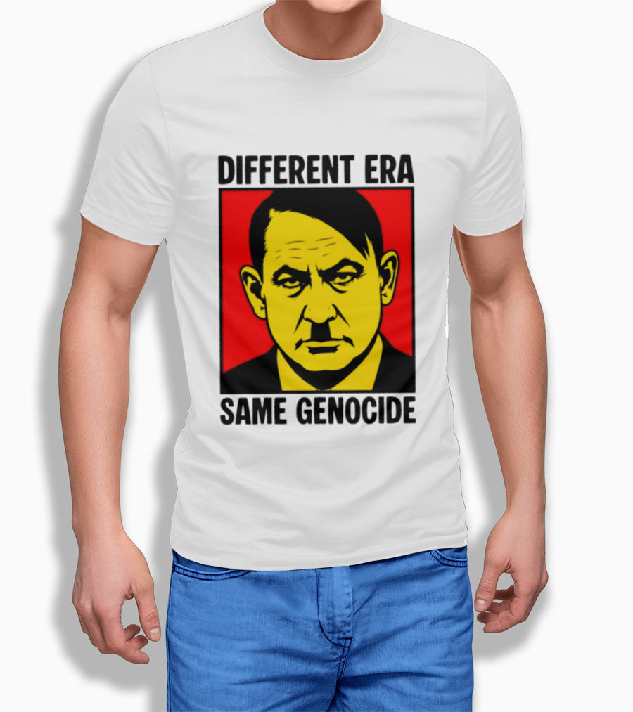 Different Era Same Genocide Protest Activism Iconic Political Commentary T-Shirt