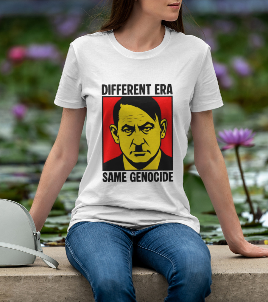 Different Era Same Genocide Protest Activism Iconic Political Commentary T-Shirt