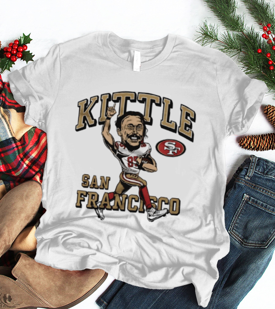 San Francisco 49ers Kittle 85 Player Caricature T-Shirt