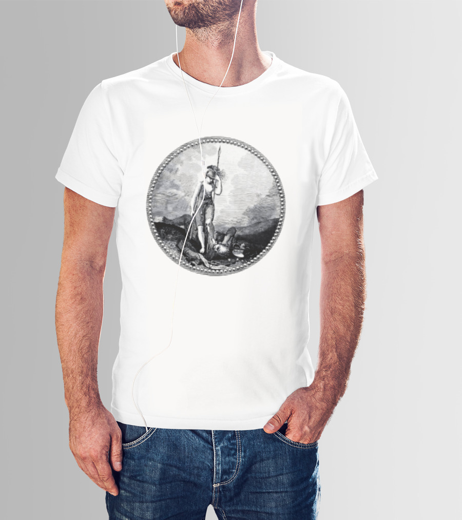 Sic Semper Tyrannis Roman Goddess Victory Seal T-Shirt