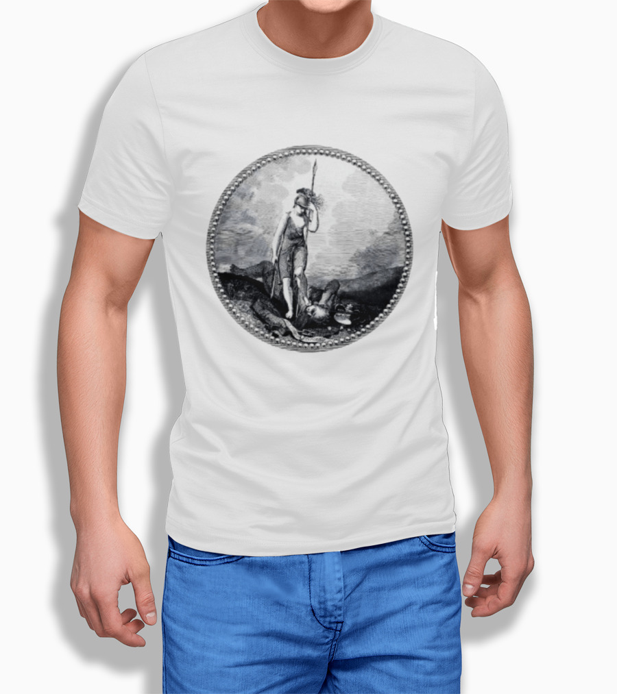 Sic Semper Tyrannis Roman Goddess Victory Seal T-Shirt