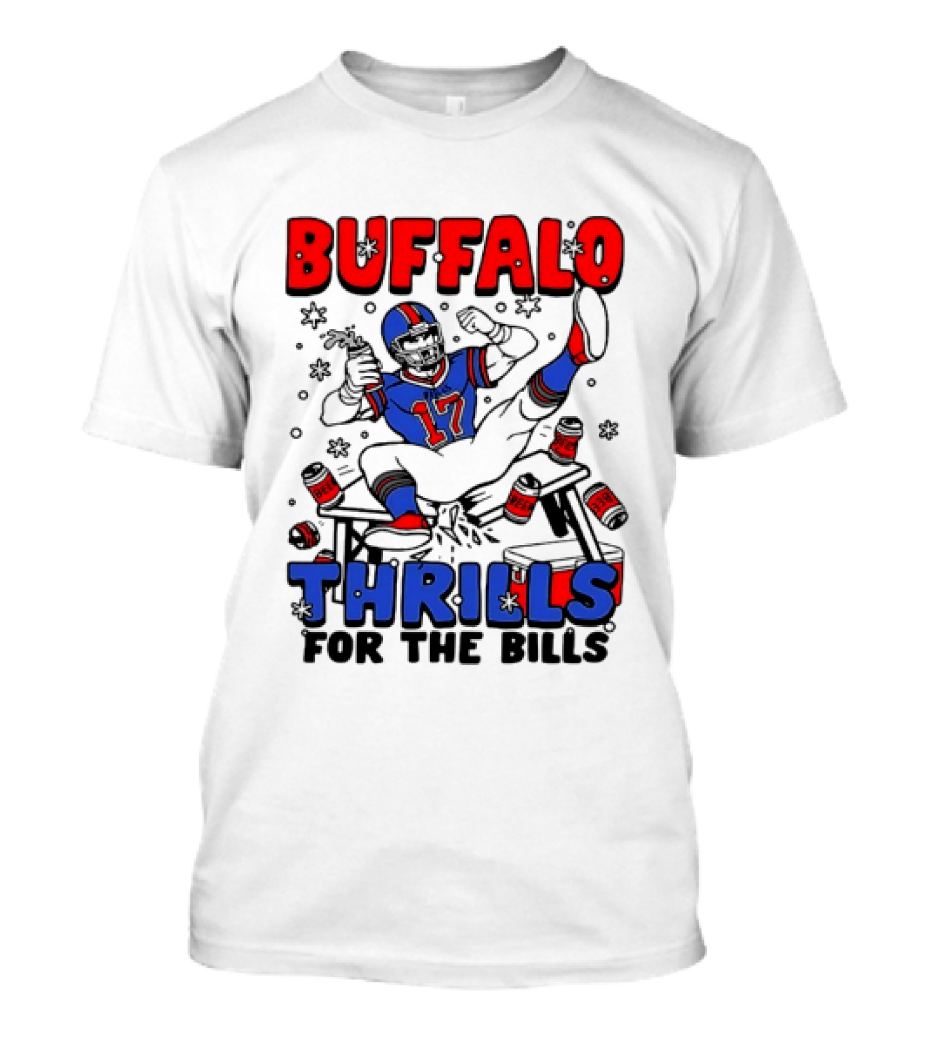 Buffalo Thrills For The Bills Football Celebration T-Shirt