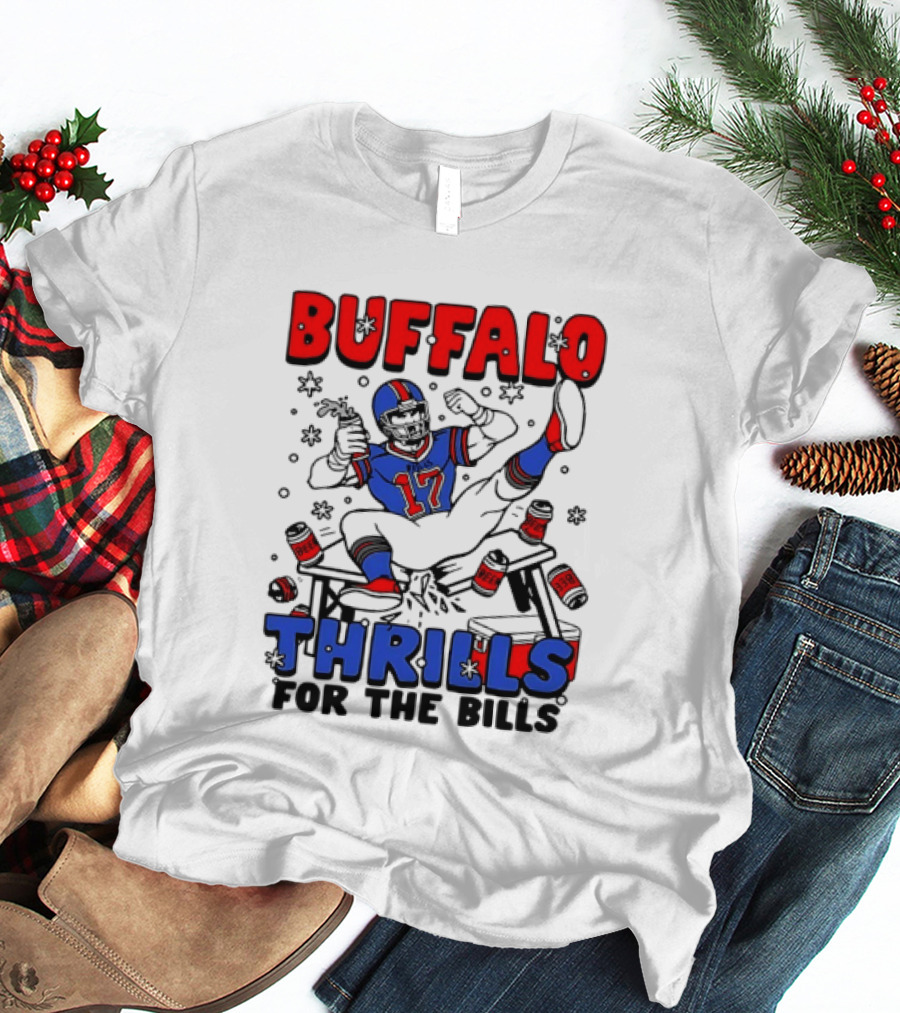 Buffalo Thrills For The Bills Football Celebration T-Shirt