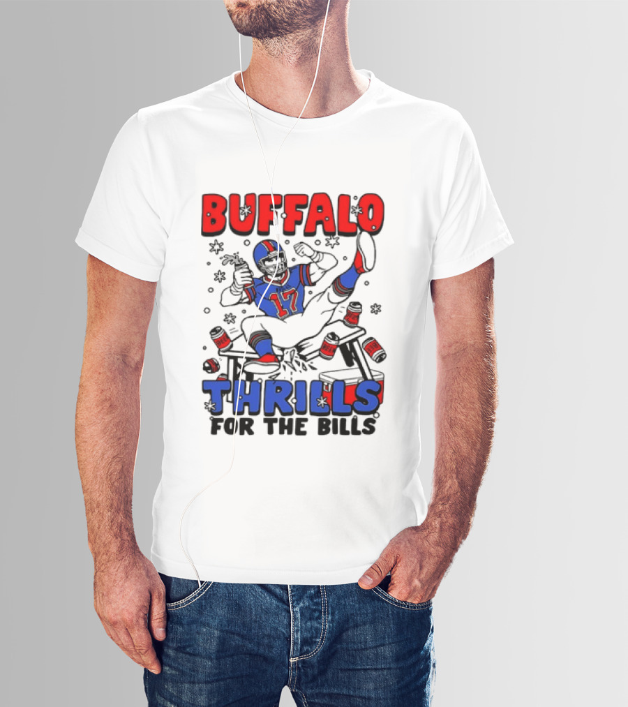 Buffalo Thrills For The Bills Football Celebration T-Shirt