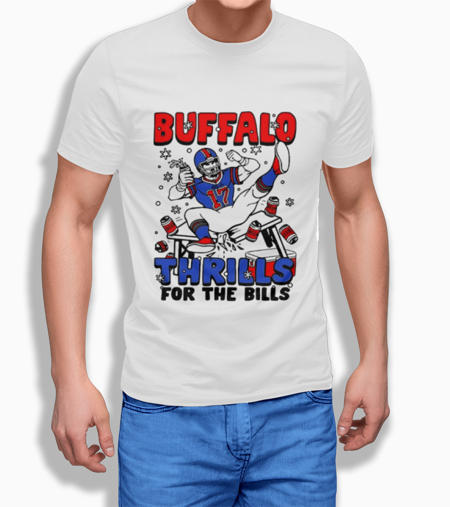 Buffalo Thrills For The Bills Football Celebration T-Shirt