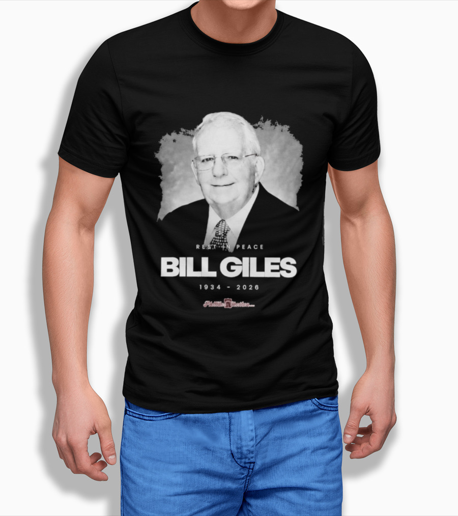 Bill Giles Rest In Peace 1934 2026 Phanatic Forever Friends T-Shirt