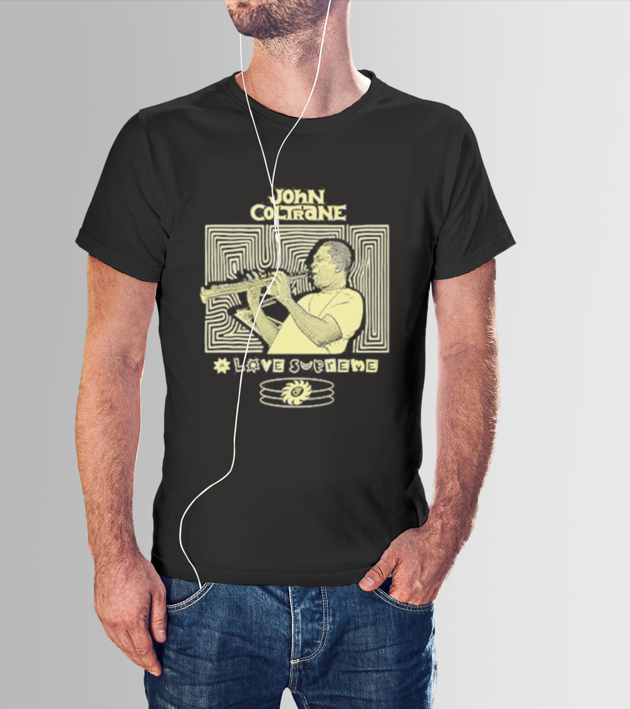 John Coltrane Live Supreme Jazz Iconic Performance T-Shirt