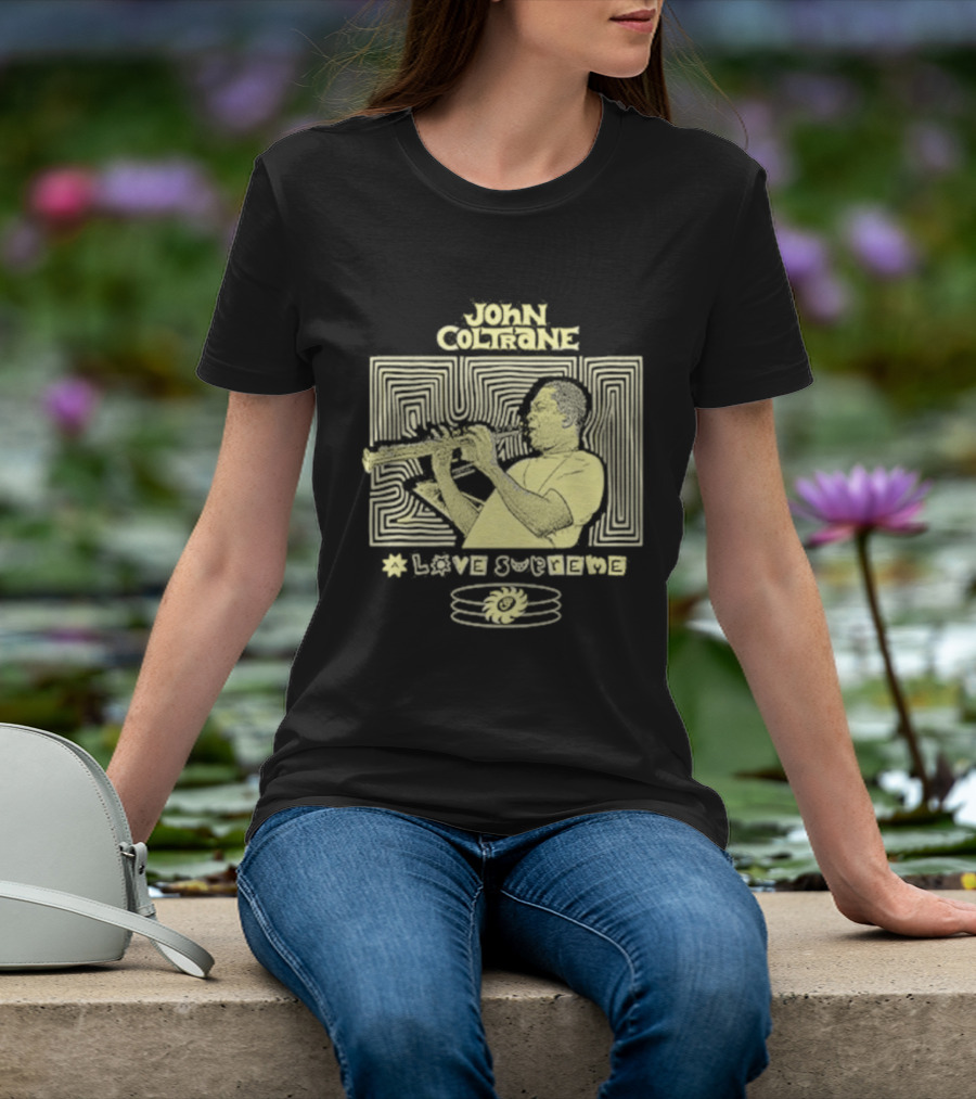 John Coltrane Live Supreme Jazz Iconic Performance T-Shirt