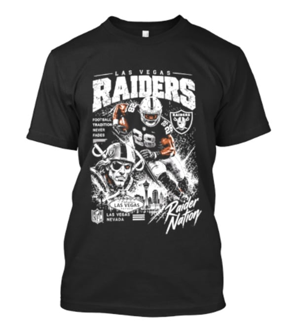Las Vegas Raiders Football Tradition Never Fades Raider Nation T-Shirt