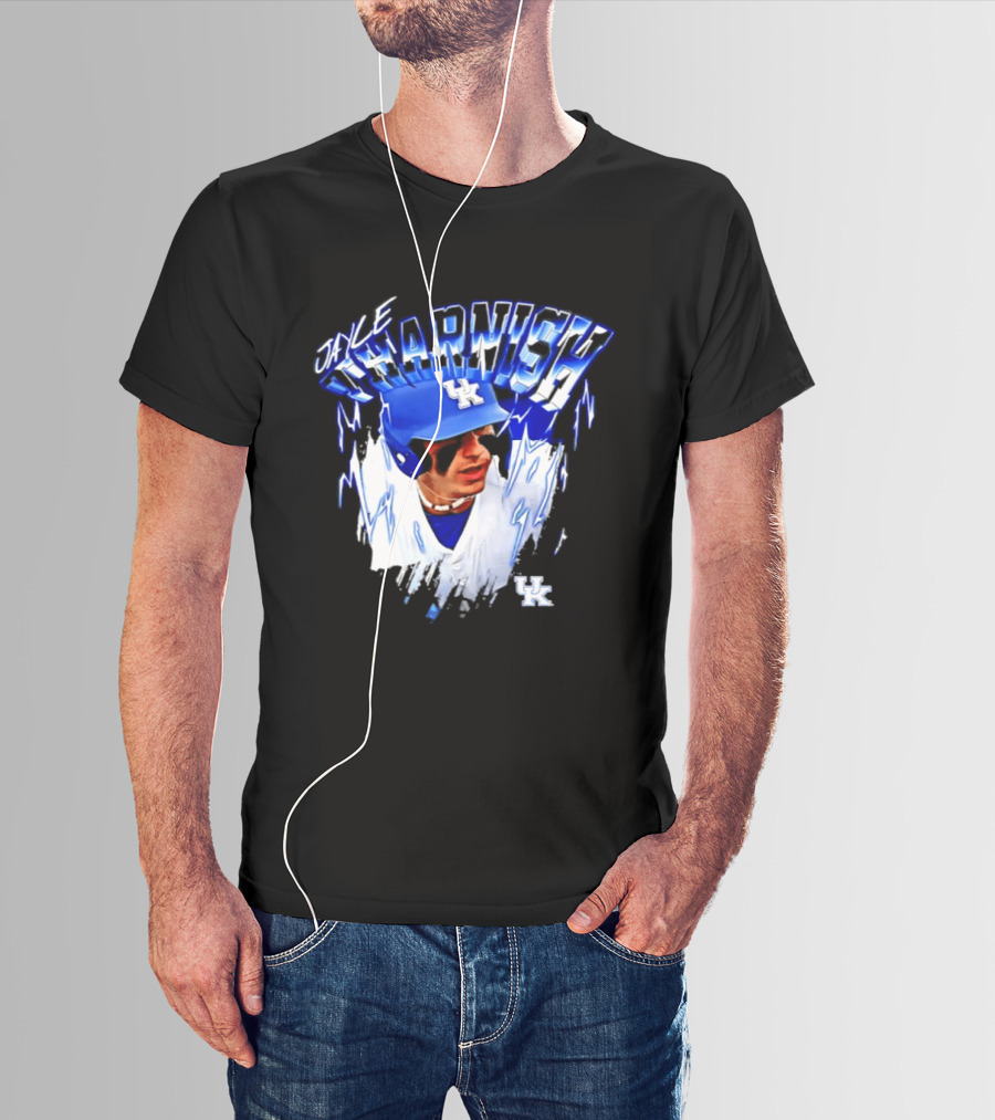 Jayce Tharnish Kentucky Wildcats Baseball UK Helm T-Shirt