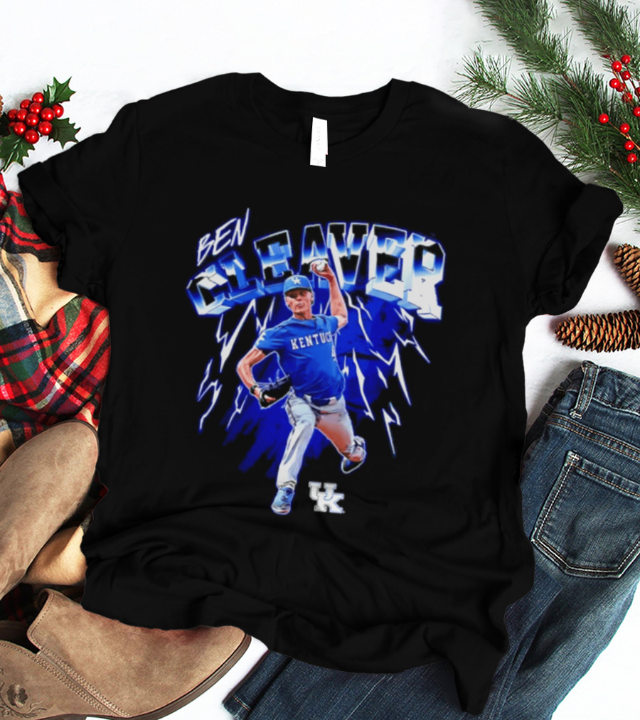 Kentucky Wildcats Ben Cleaver NCAA Baseball Player T-Shirt