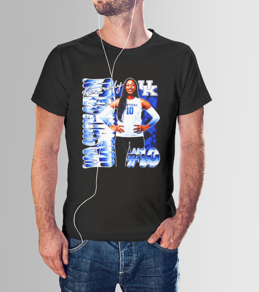 Kennedy #10 Kentucky Wildcats NCAA Volleyball T-Shirt
