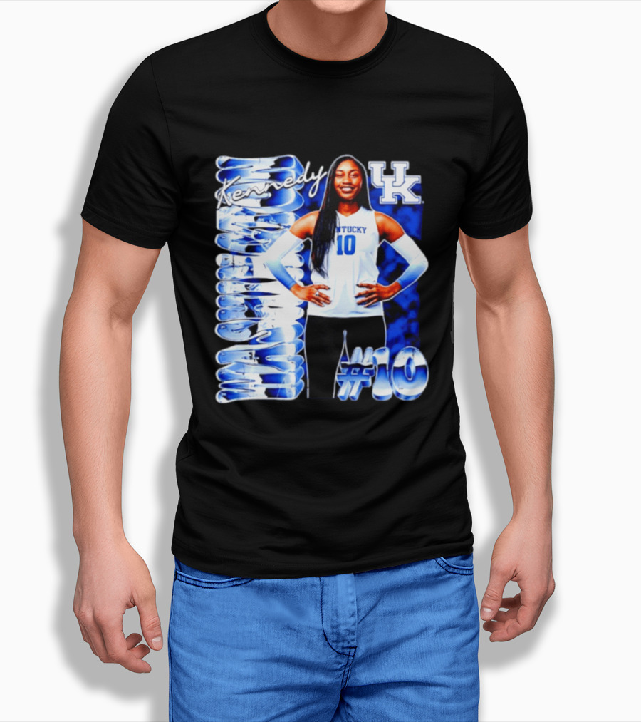 Kennedy #10 Kentucky Wildcats NCAA Volleyball T-Shirt