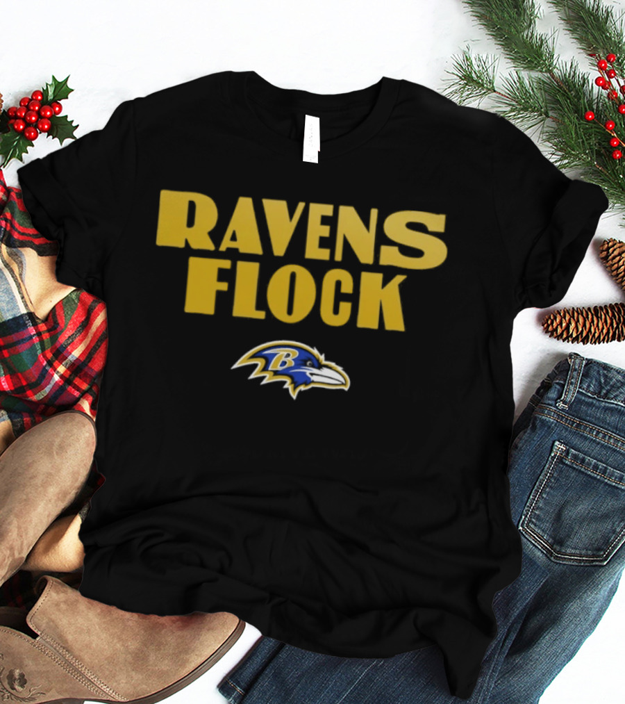 Ravens Flock Baltimore Rio Game 2026 Camiseta Feminina T-Shirt