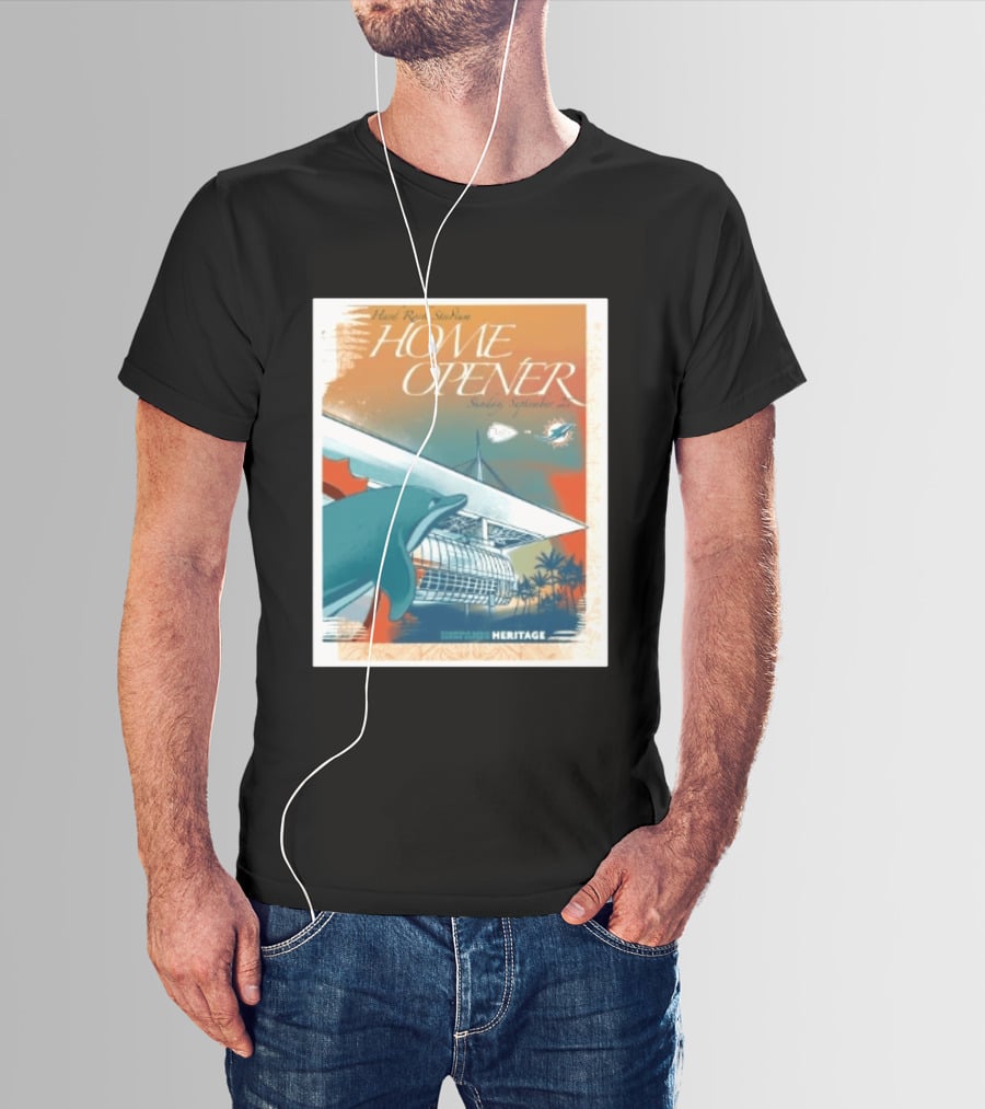 Hard Rock Stadium Home Opener Miami Dolphins Vs Kansas City Chiefs Sunday September 27 2026 Heritage T-Shirt