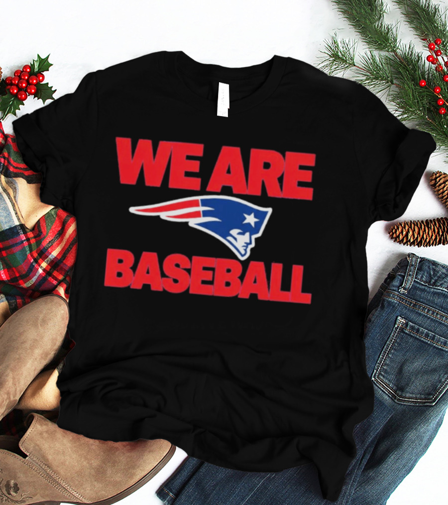 We Are Baseball Patriotic Sports Fusion T-Shirt