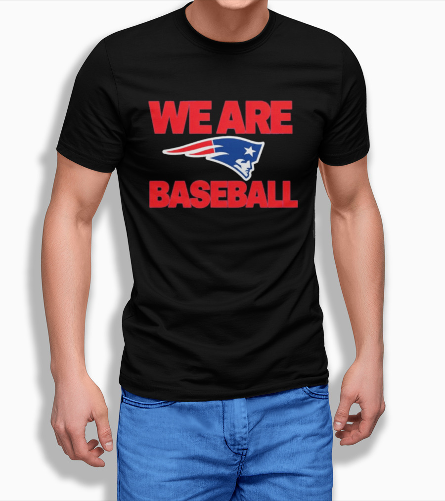 We Are Baseball Patriotic Sports Fusion T-Shirt