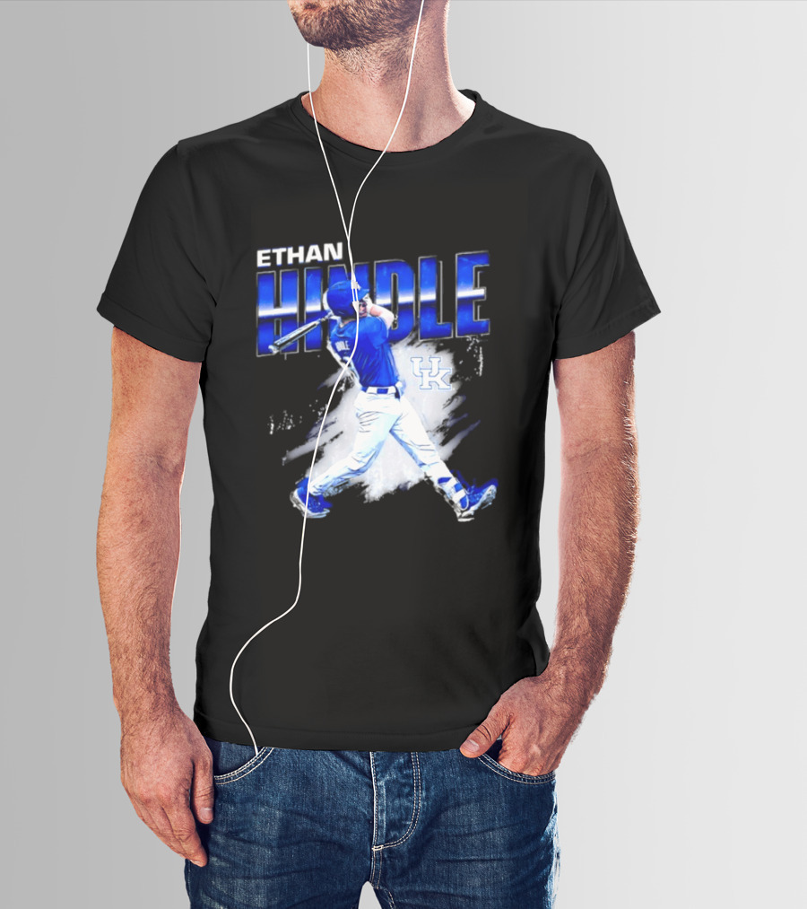Ethan Hindle Kentucky Wildcats NCAA Baseball Player UK T-Shirt