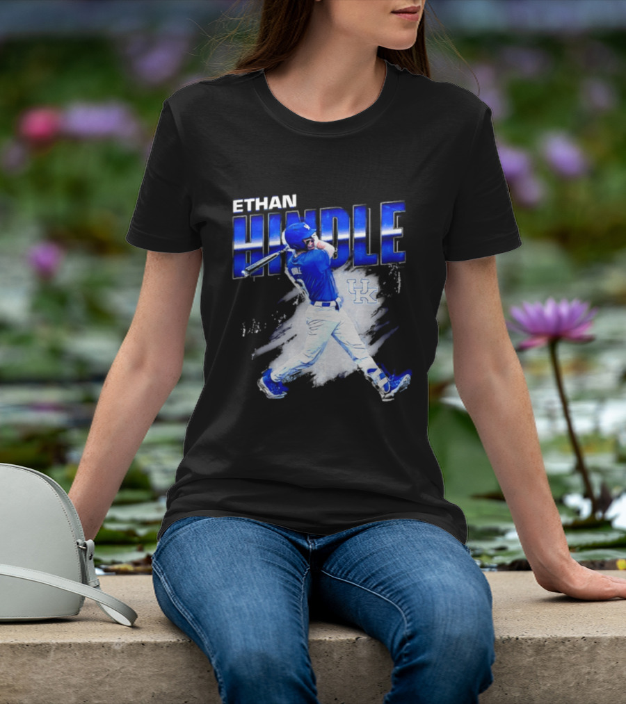 Ethan Hindle Kentucky Wildcats NCAA Baseball Player UK T-Shirt