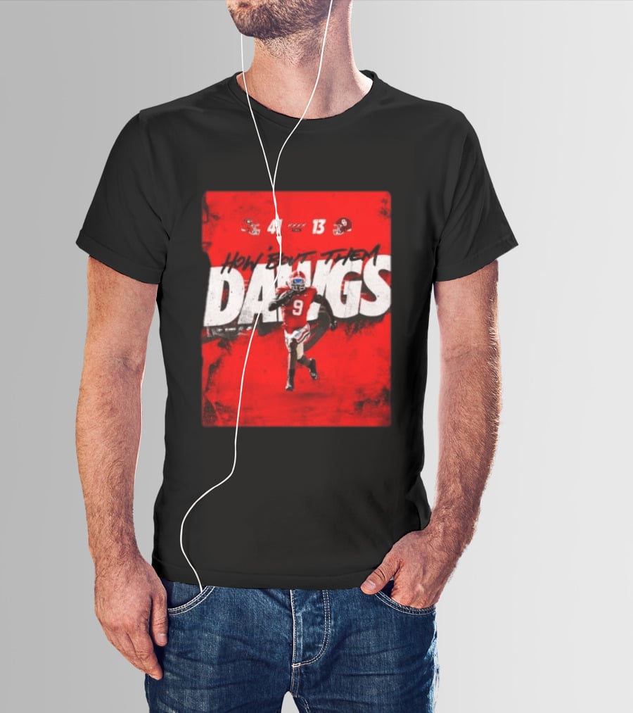 Georgia Bulldogs 41 13 Sooners How 'Bout Them Dawgs T-Shirt