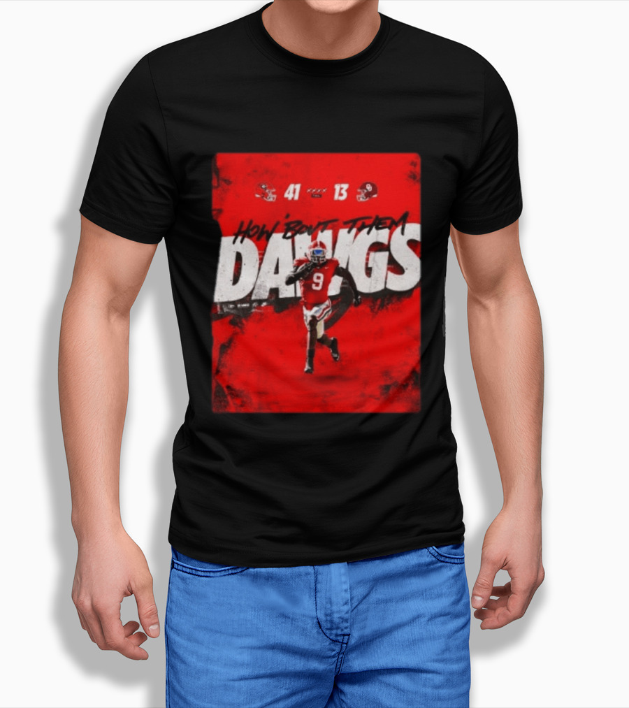 Georgia Bulldogs 41 13 Sooners How 'Bout Them Dawgs T-Shirt