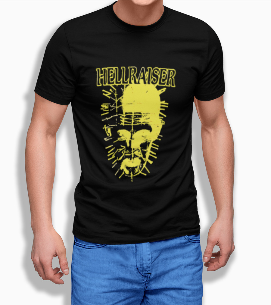 Hellraiser Pinhead Clive Barker Horror Movie Swag Head T-Shirt
