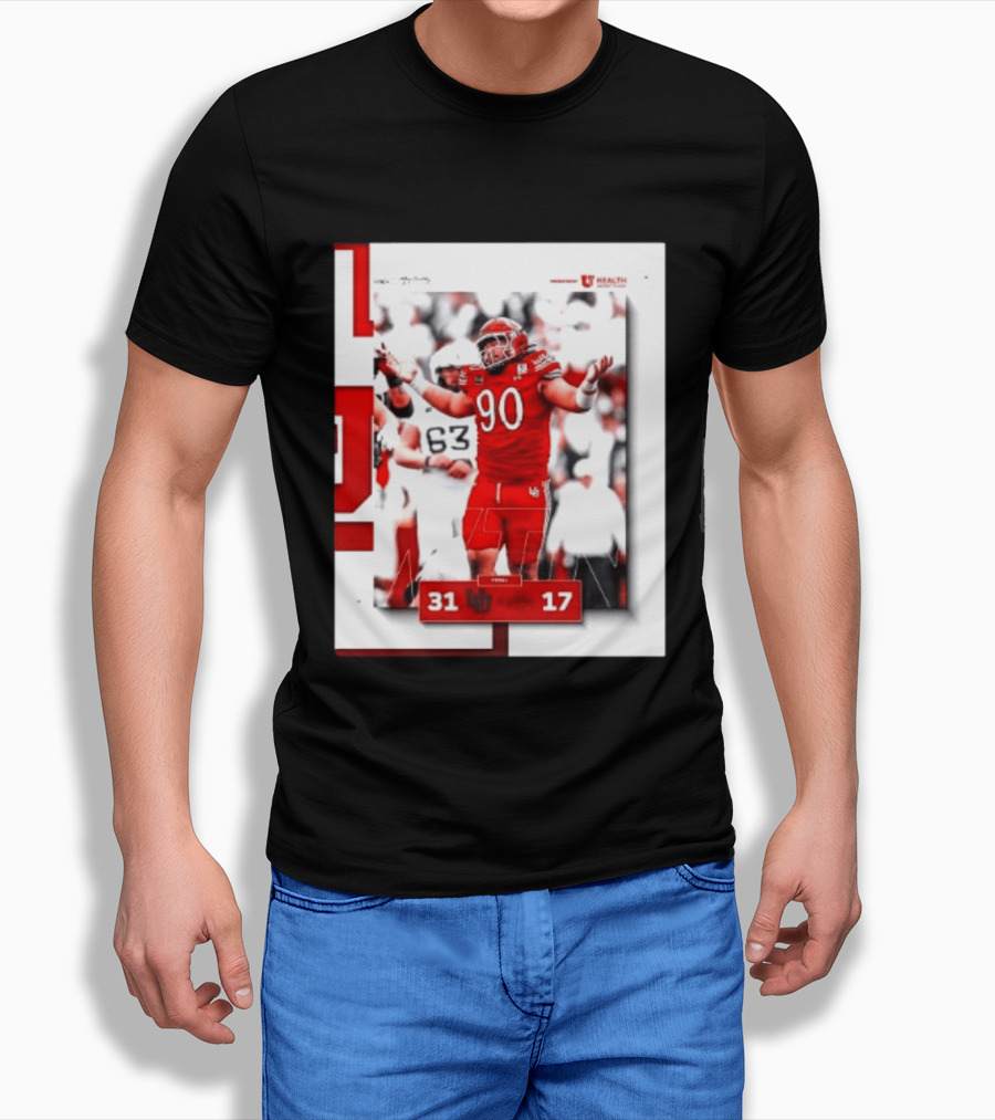 Utah Utes 31 17 Iowa State Cyclones 2026 Football Score Victory Celebration T-Shirt