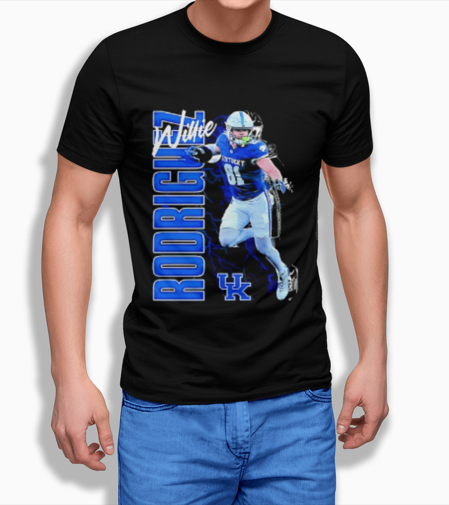 Willie Rodriguez Kentucky Wildcats NCAA Football UK T-Shirt