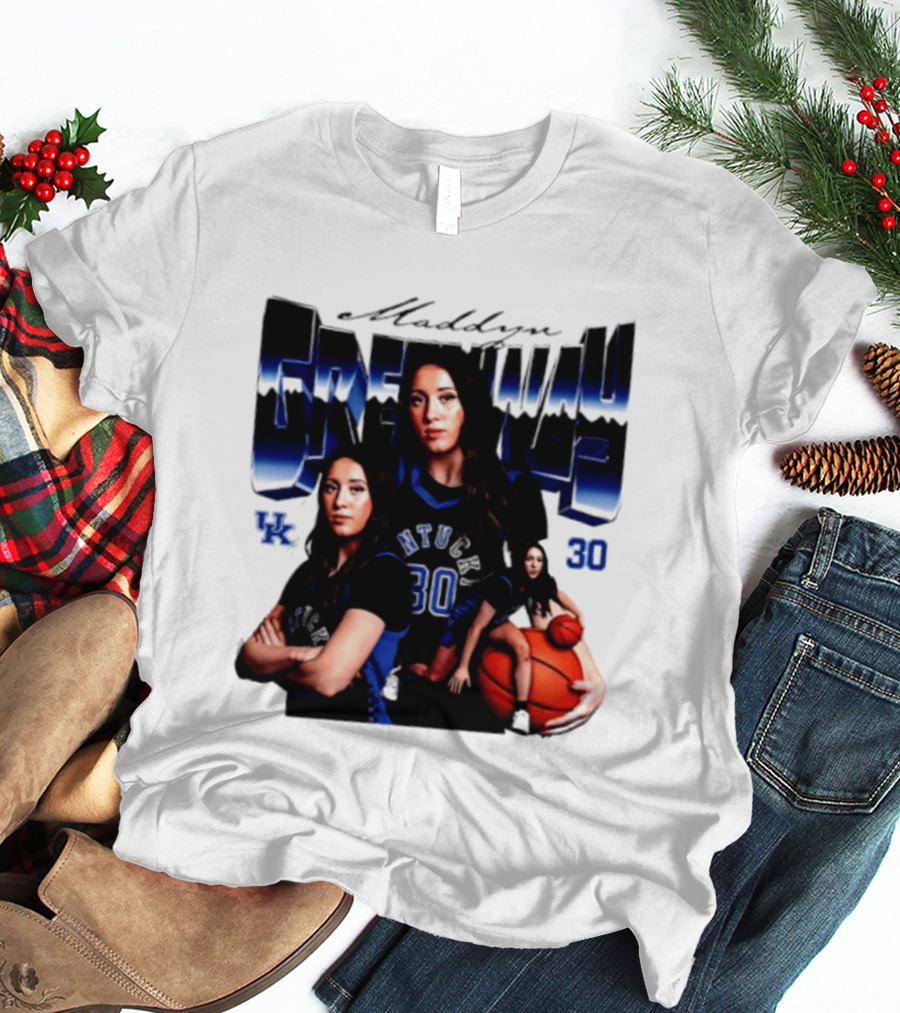 Maddyn Greenway 30 Kentucky Wildcats UK NTU Women's Basketball T-Shirt