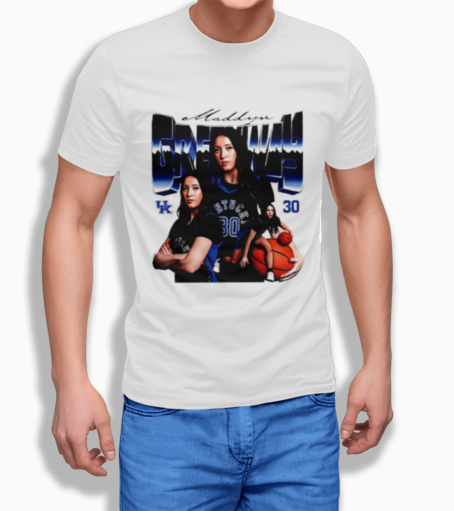 Maddyn Greenway 30 Kentucky Wildcats UK NTU Women's Basketball T-Shirt