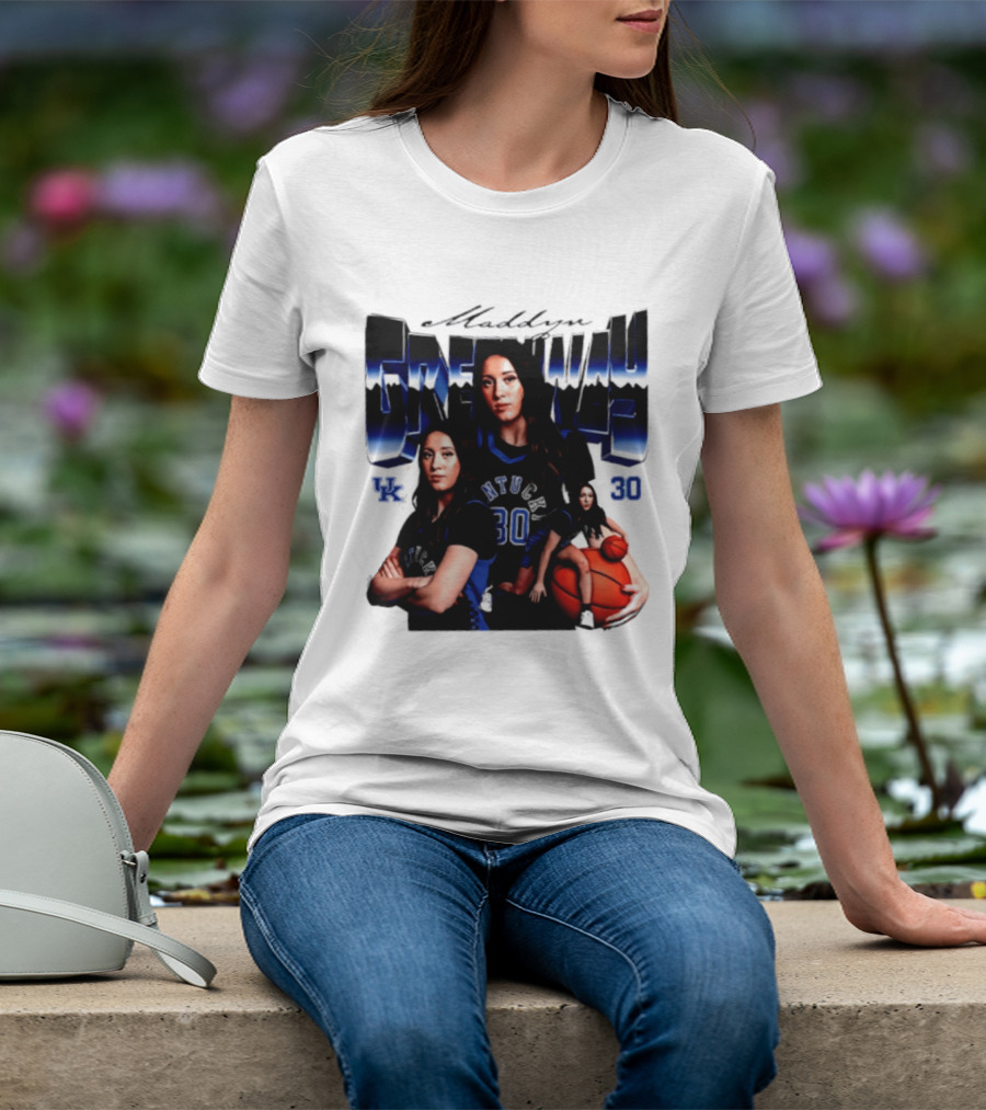 Maddyn Greenway 30 Kentucky Wildcats UK NTU Women's Basketball T-Shirt