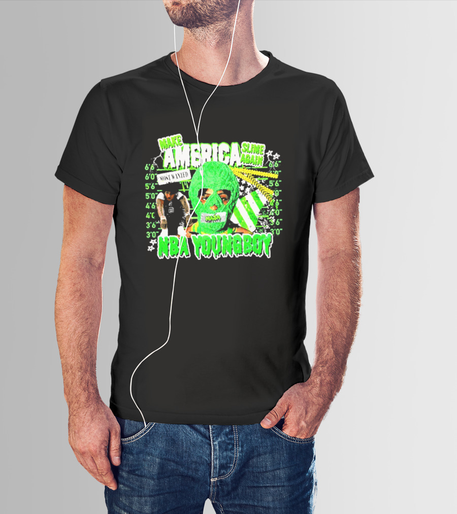 Make America Slime Again NBA Young Boy Tour T-Shirt