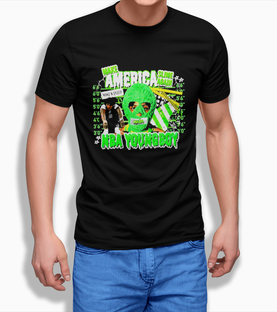 Make America Slime Again NBA Young Boy Tour T-Shirt