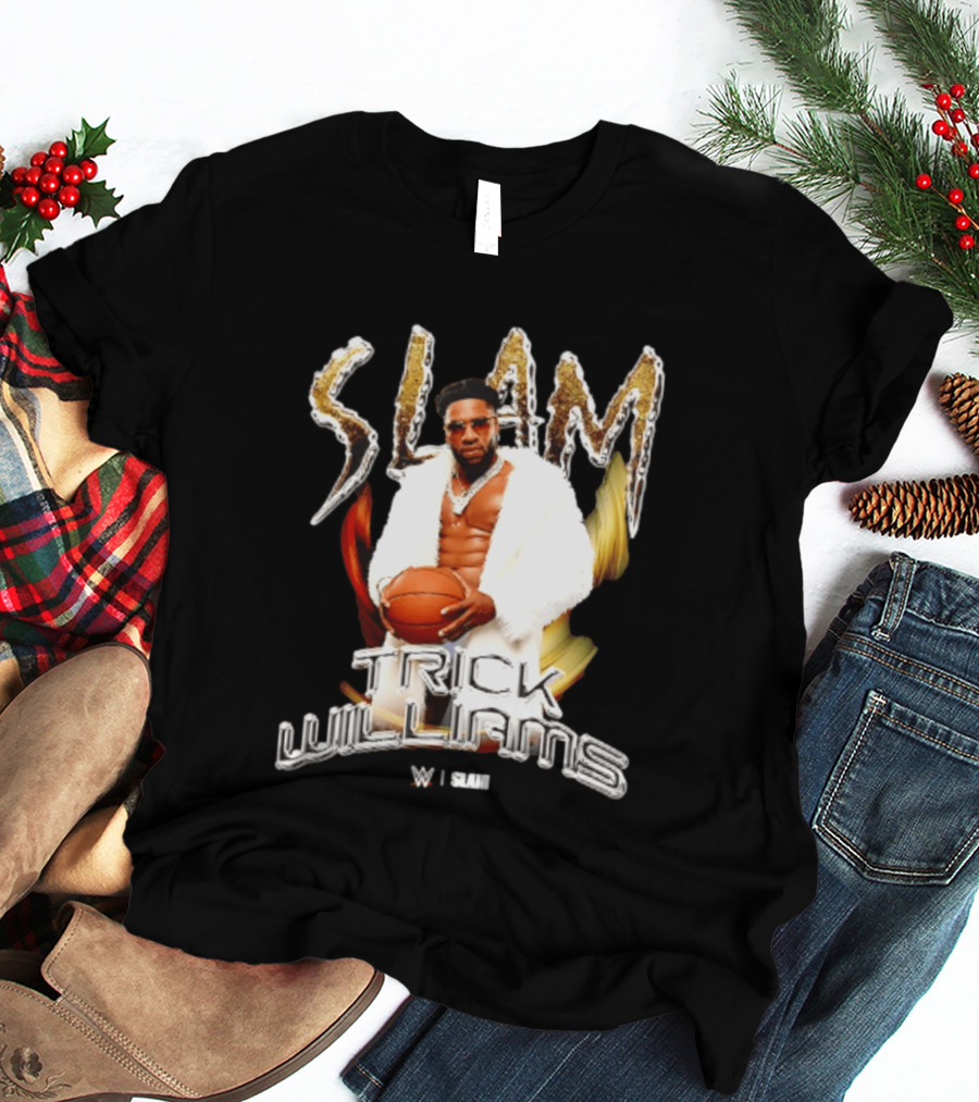 Trick Williams SLAM WWE Basketball Fashion Fusion T-Shirt