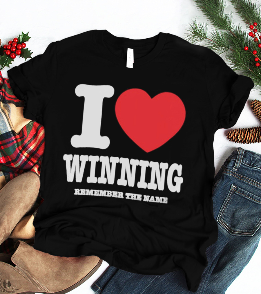 I Love Winning Remember The Name Donovan Ezeiruaku T-Shirt