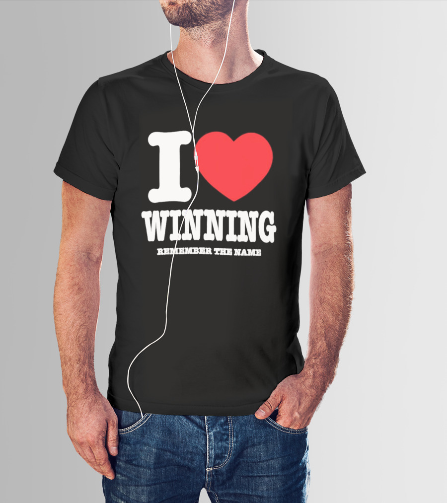 I Love Winning Remember The Name Donovan Ezeiruaku T-Shirt