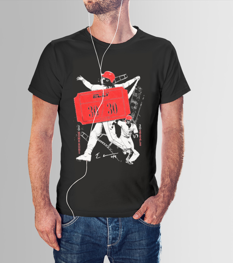 Elly The 30 30 Club 30 Home Runs 30 Steals T-Shirt