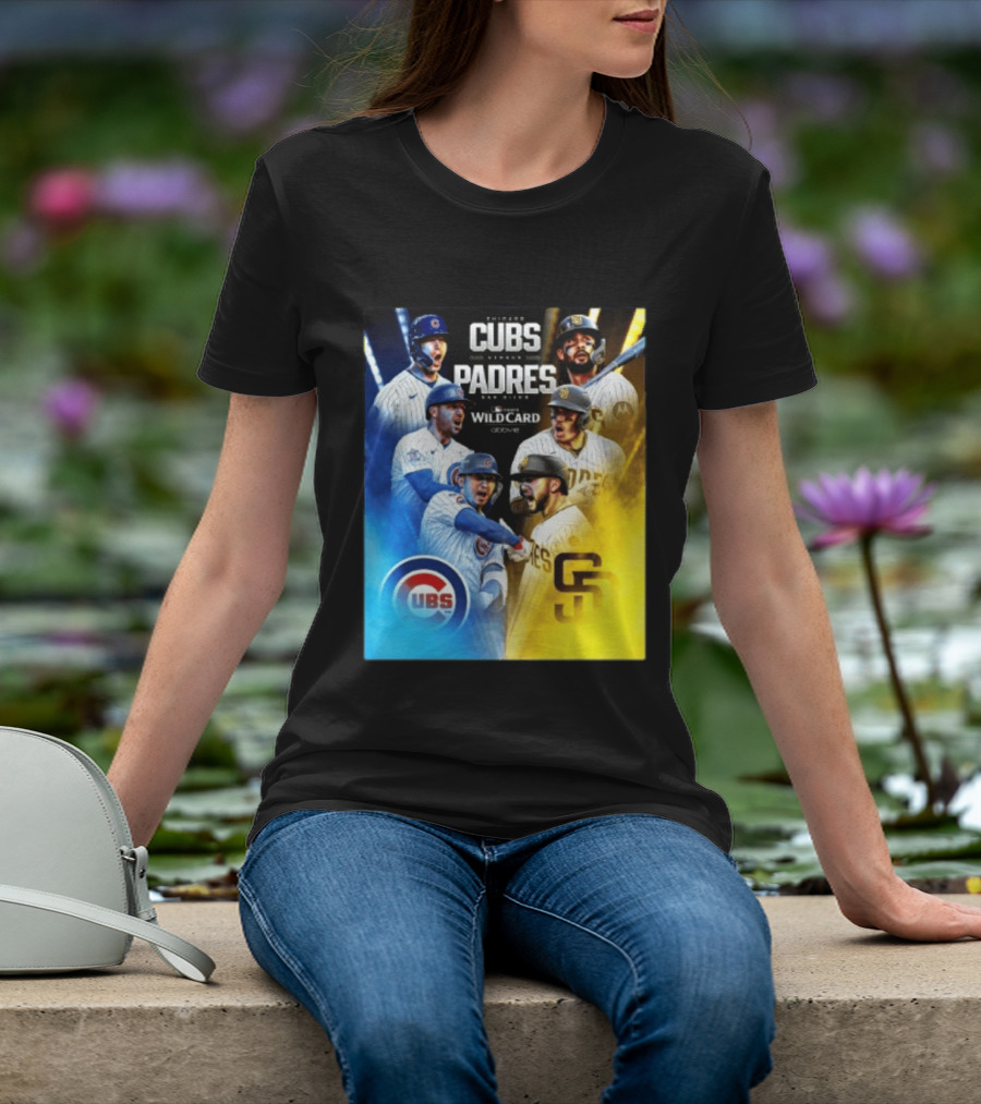 Chicago Cubs Vs San Diego Padres 2026 MLB NL Wild Card Showdown Baseball Fan Gear T-Shirt
