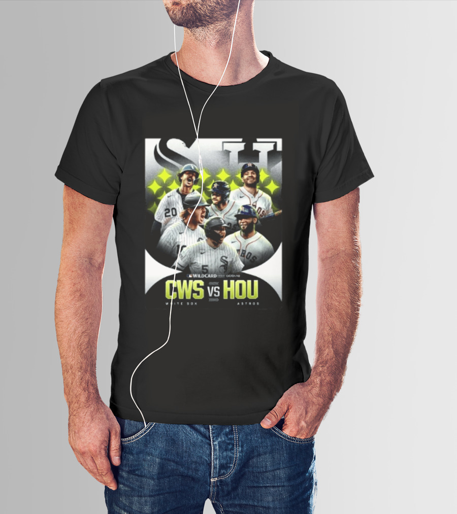 CWS Vs HOU 2026 MLB AL Wild Card White Sox Astros Rivalry T-Shirt